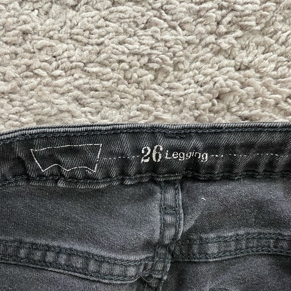 LEVI black 26 legging jeans - Picture 3 of 3